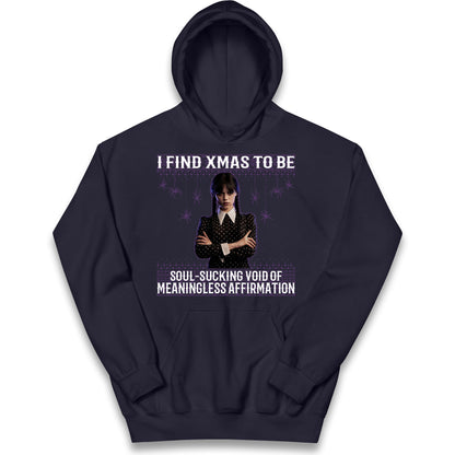 Wednesday Christmas Kids Hoodie