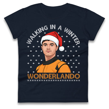Lando Norris Christmas Ladies T Shirt