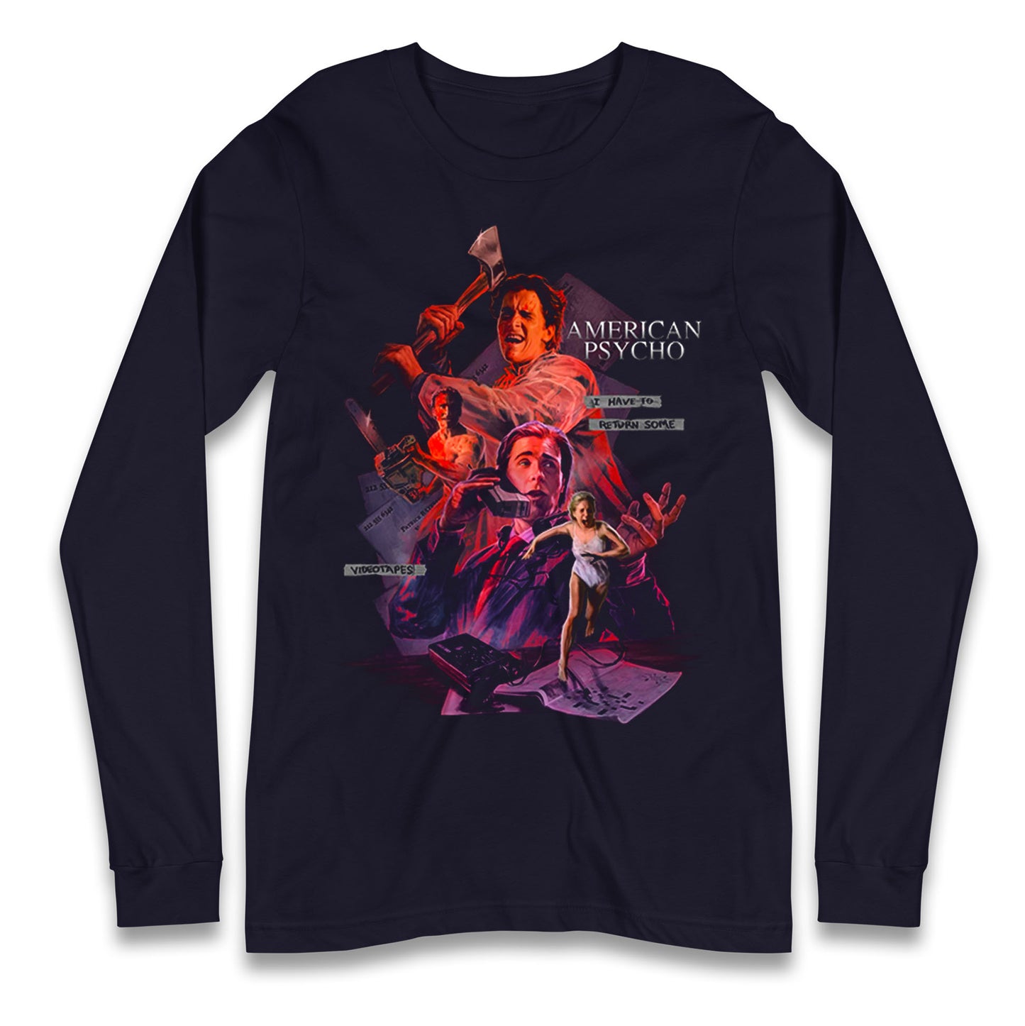 American Psycho Longsleeve T Shirt 