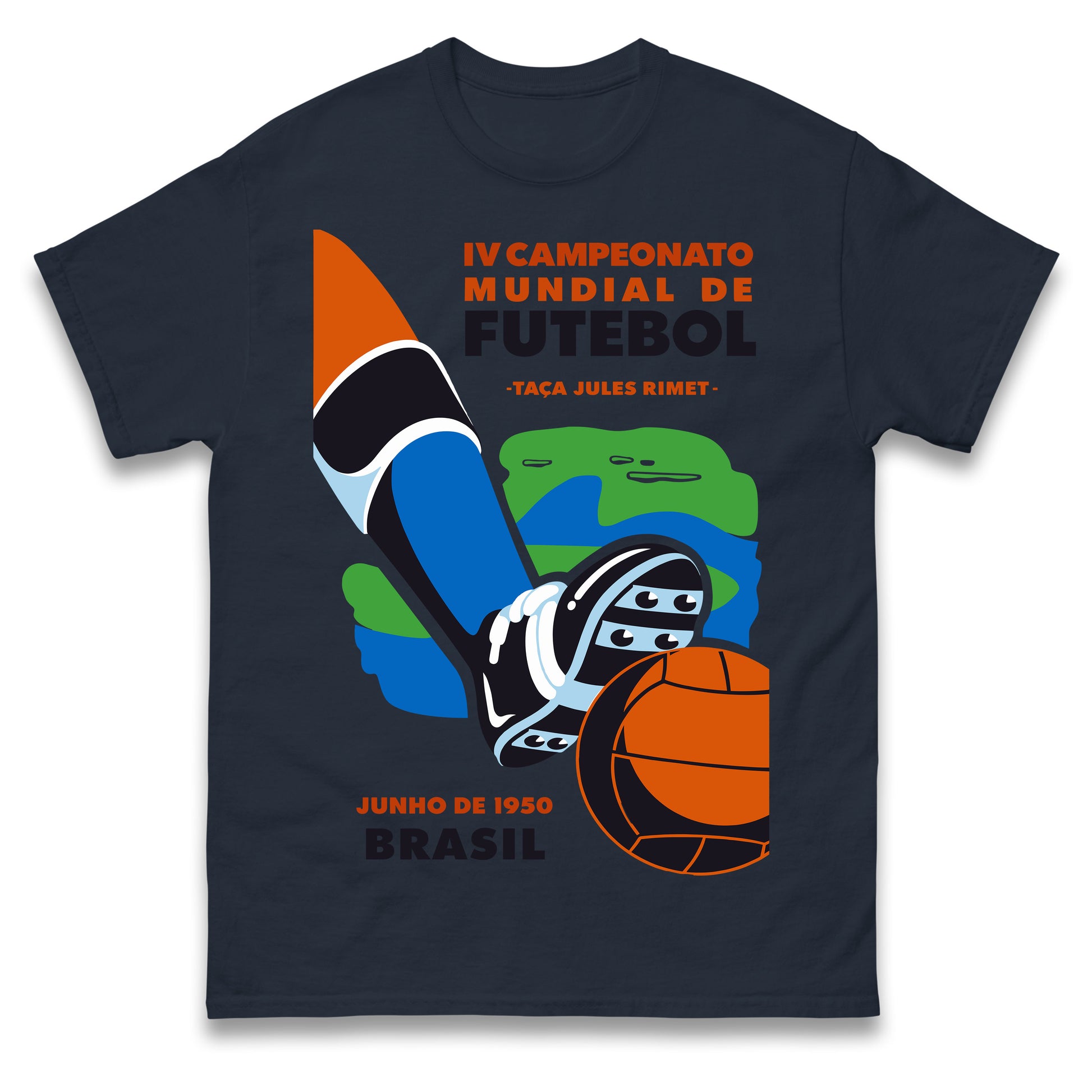 Brasil 1950 Retro World Cup T Shirt