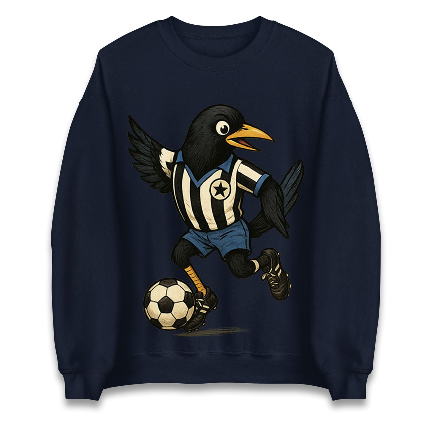 Retro Newcastle United Football Jumper
