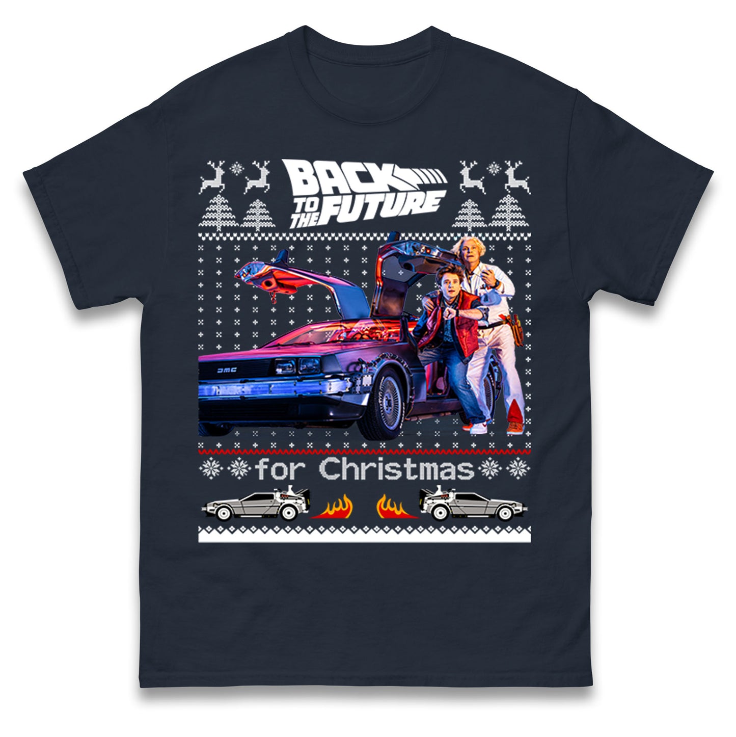 Back To The Future Christmas T Shirt