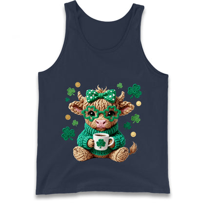 Cute Cow St Patrick Tank Top