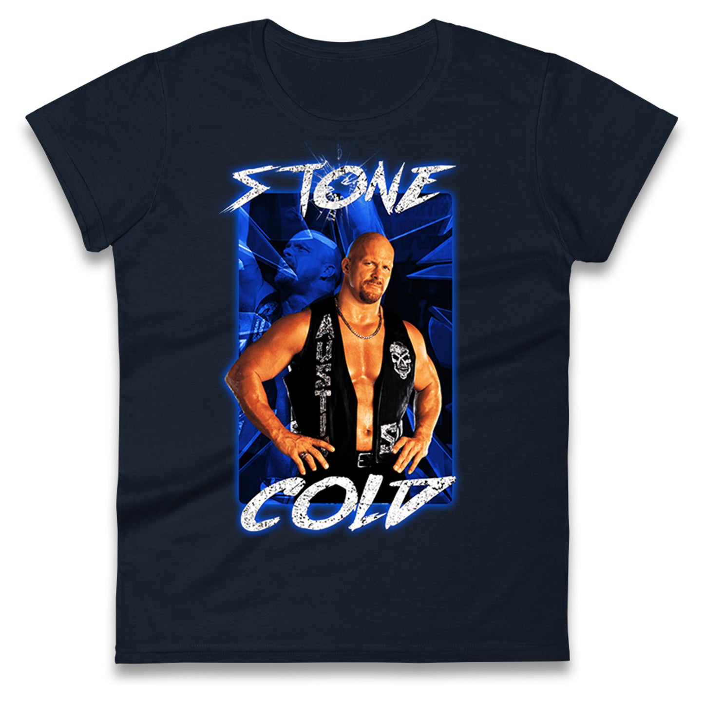 Stone Cold wwe Bootleg Womens T Shirt