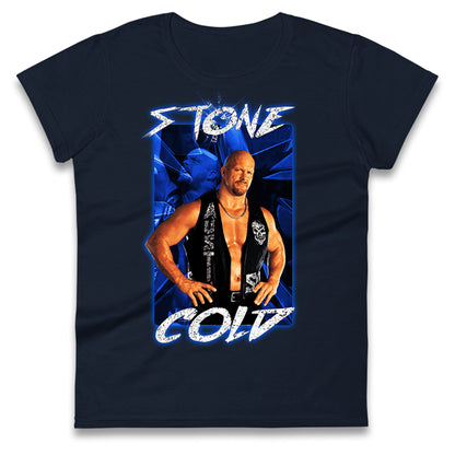 Stone Cold wwe Bootleg Womens T Shirt