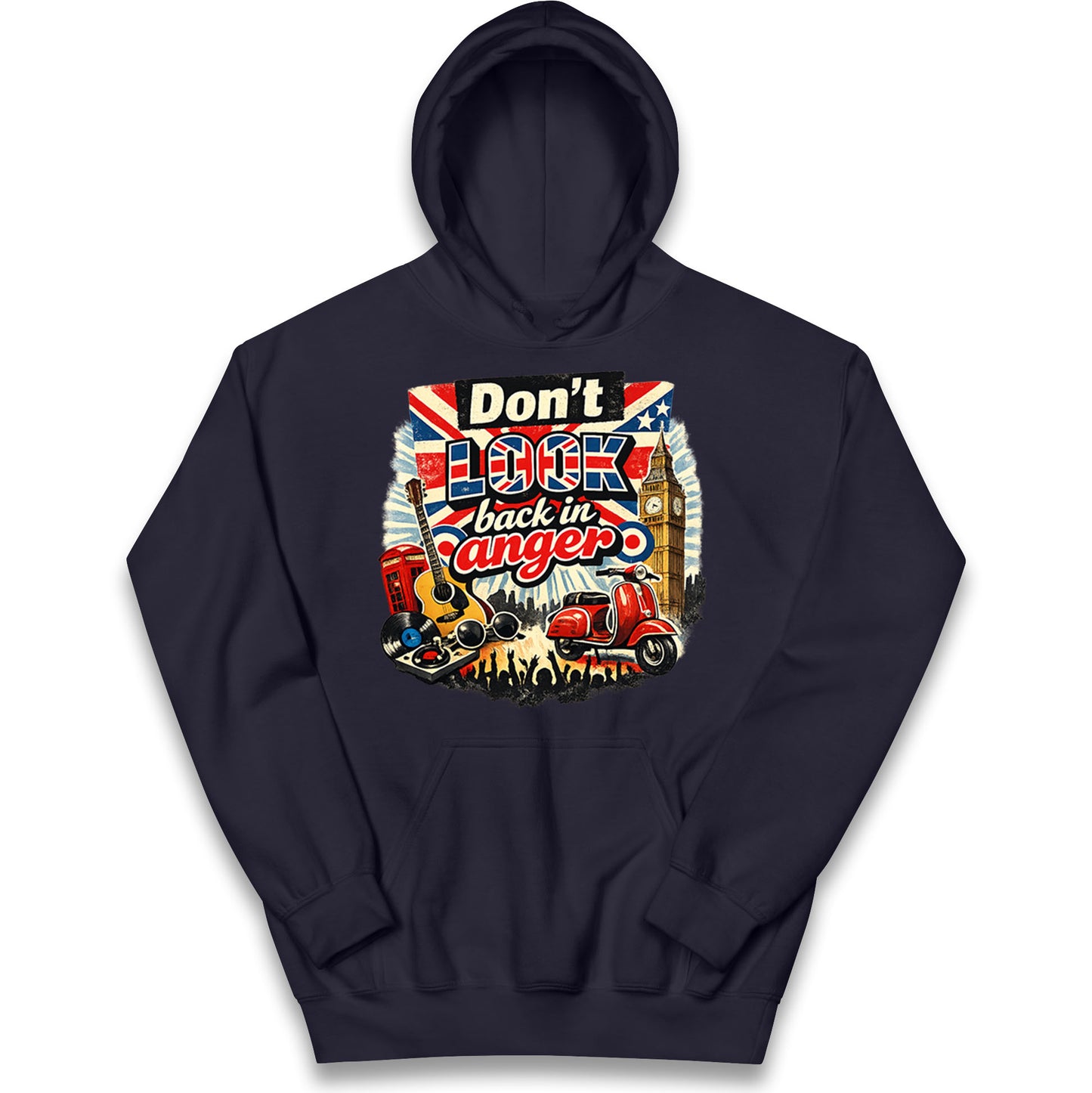 Don't Look Back In Anger Kids Hoodie