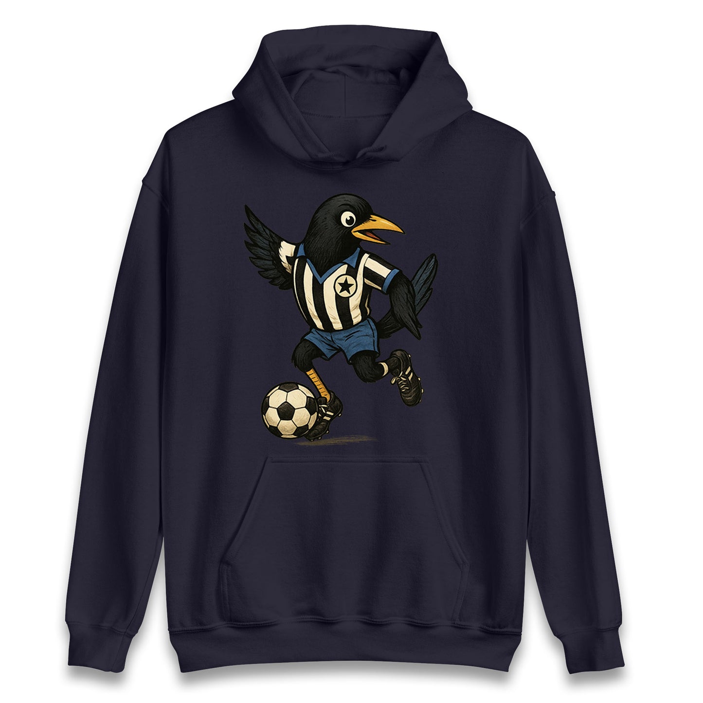 Retro Newcastle United Football Hoodie