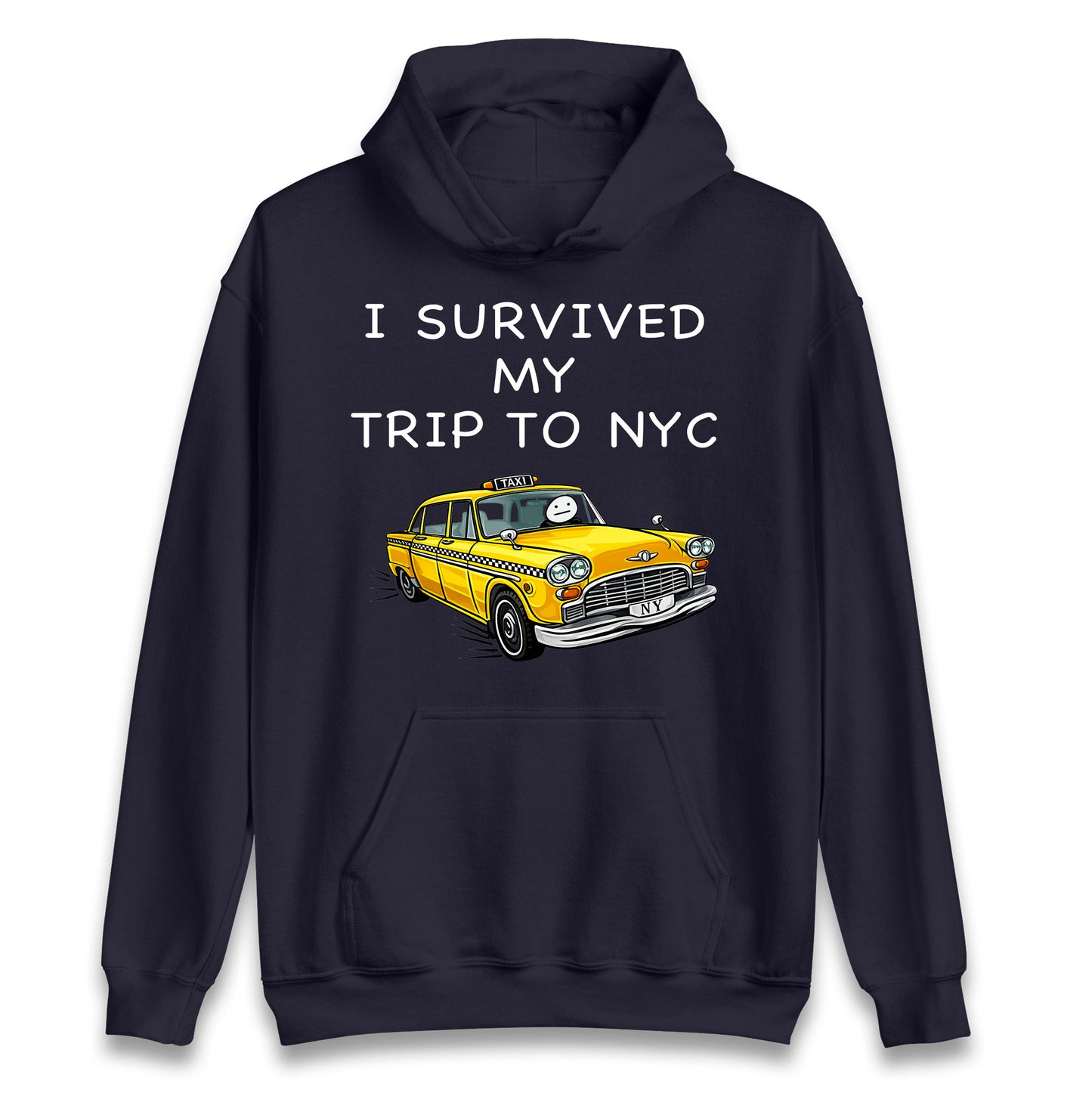 I Survived My Trip To NYC Yellow Taxi Hoodie