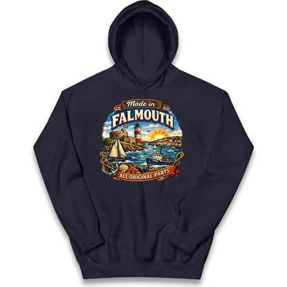 Made In Falmouth All Original Parts Kids Hoodie