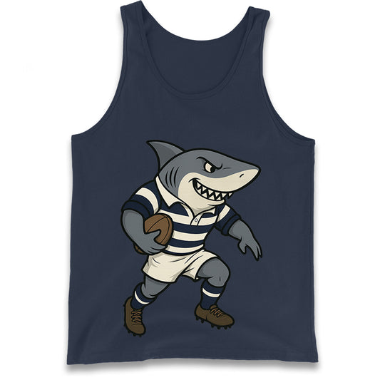 Retro Sale Sharks Rugby Union Tank Top