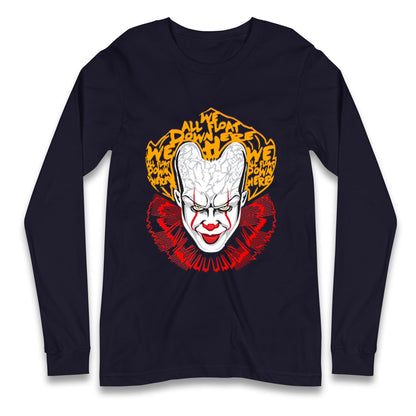 Pennywise Scary Clown Halloween T Shirt
