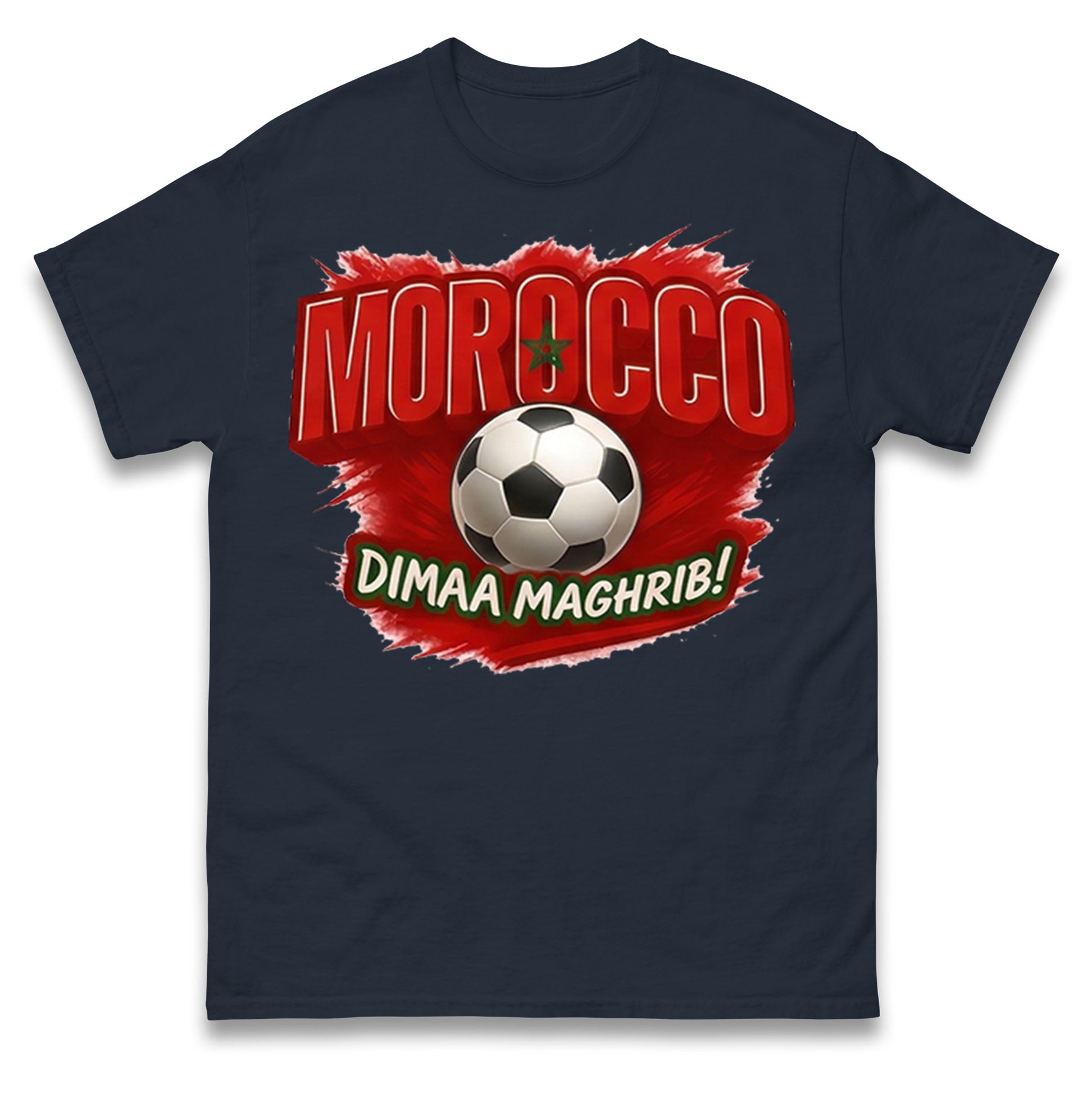 Morocco Retro World Cup T Shirt