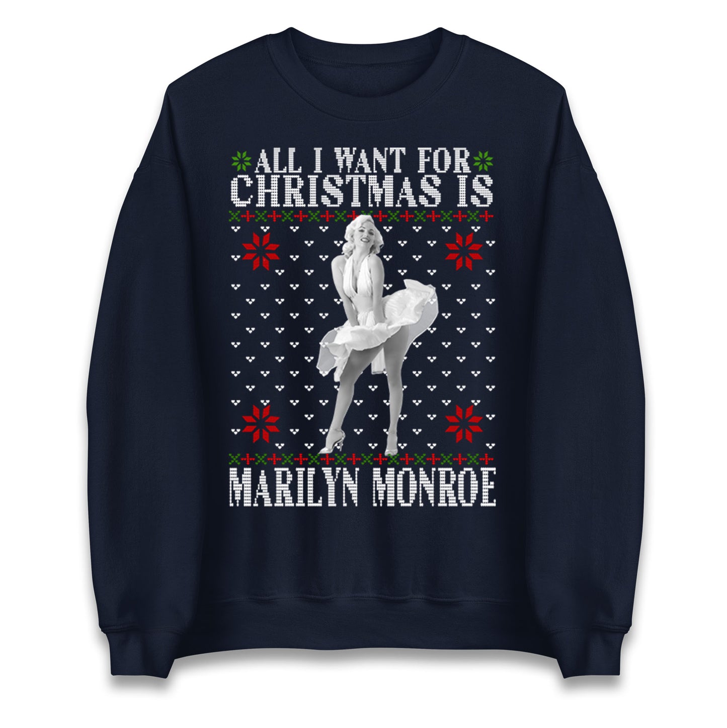 marilyn monroe christmas sweatshirt