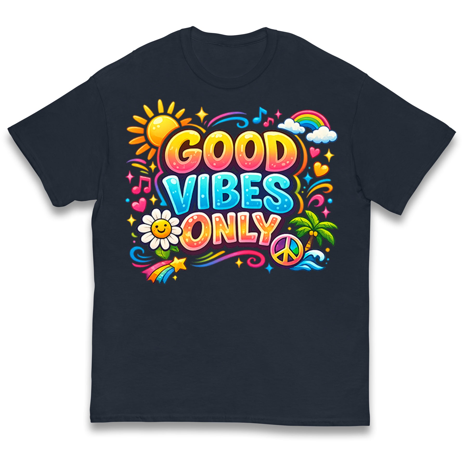 Good Vibes Only Kids T Shirt 