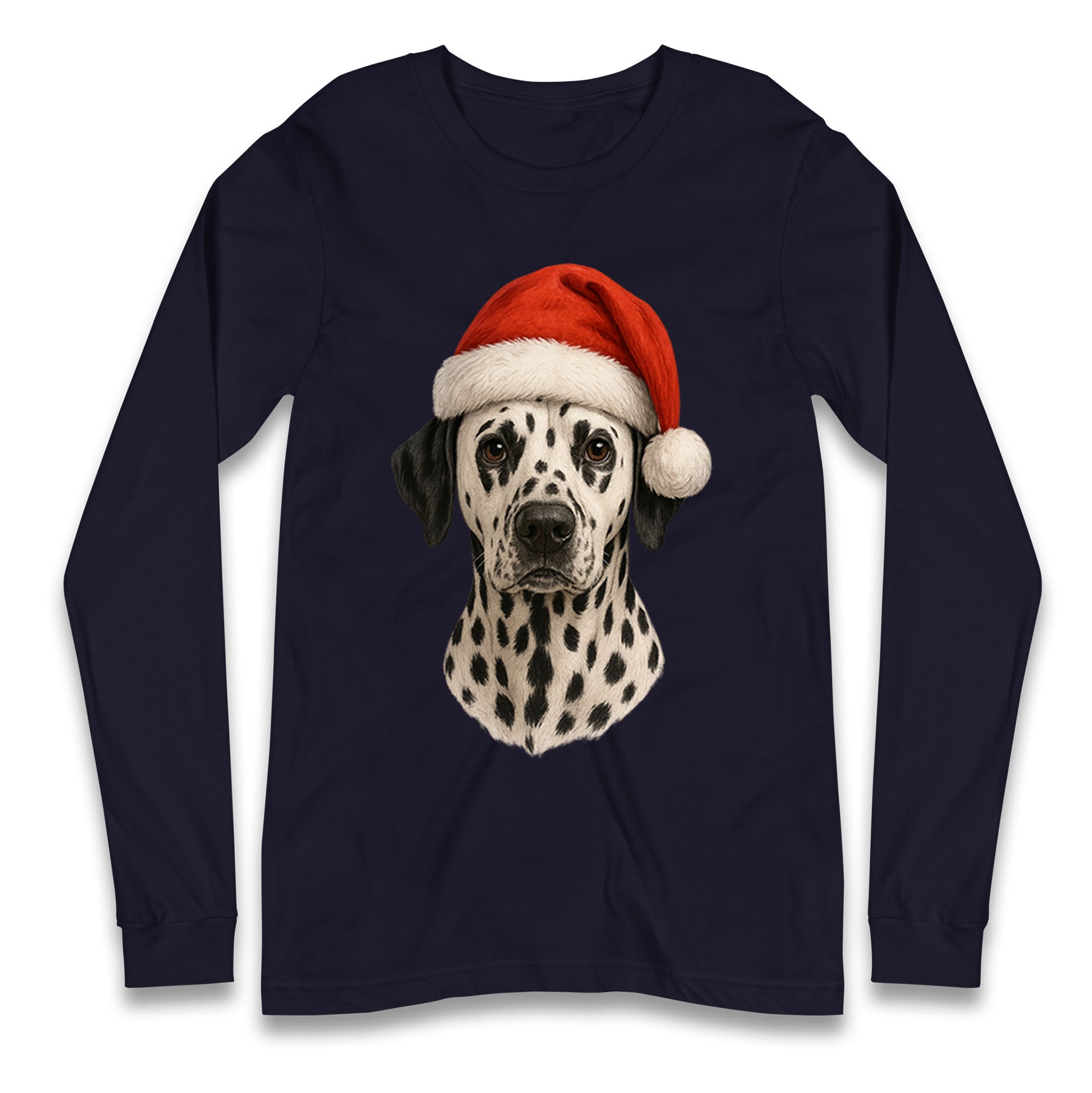 Dalmatian Dog Christmas Longsleeve T Shirt