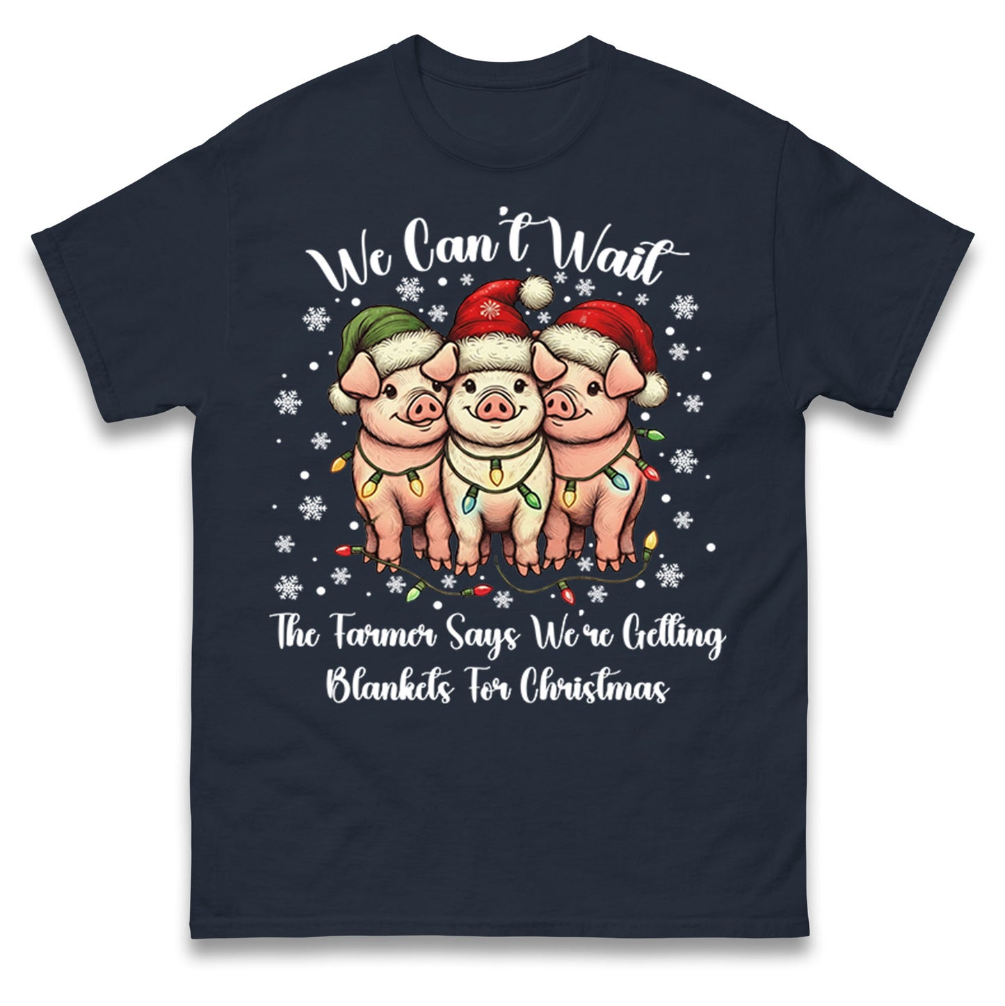 Three Pigs Christmas T Shirt