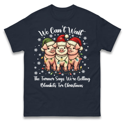 Three Pigs Christmas T Shirt