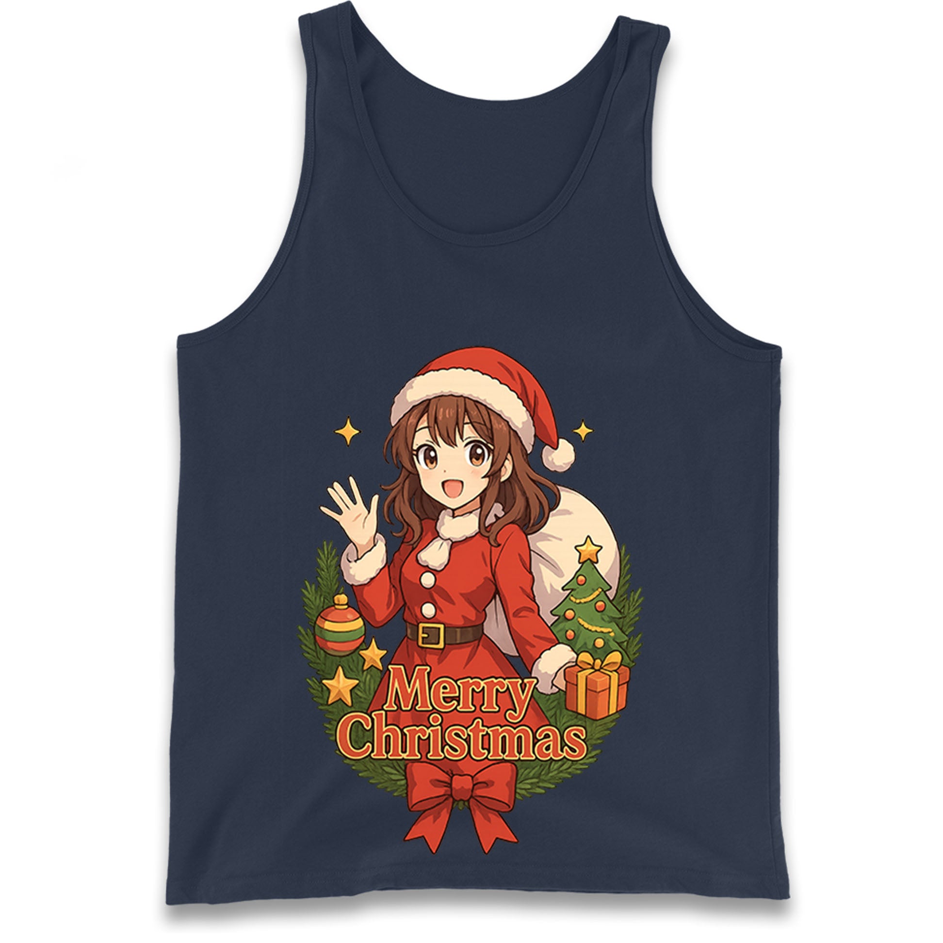 Anime Christmas Tank Top