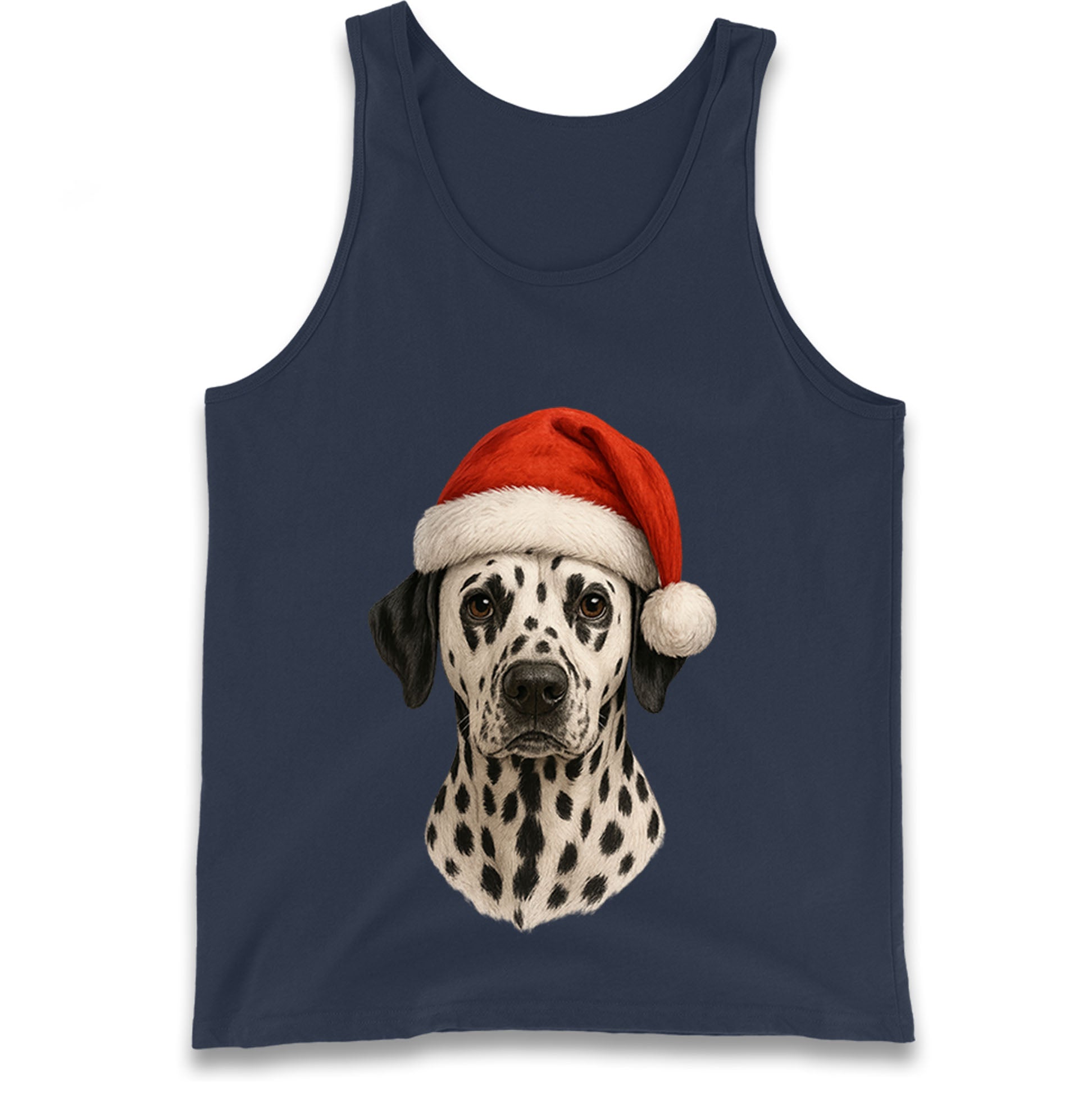 Dalmatian Dog Christmas Tank Top