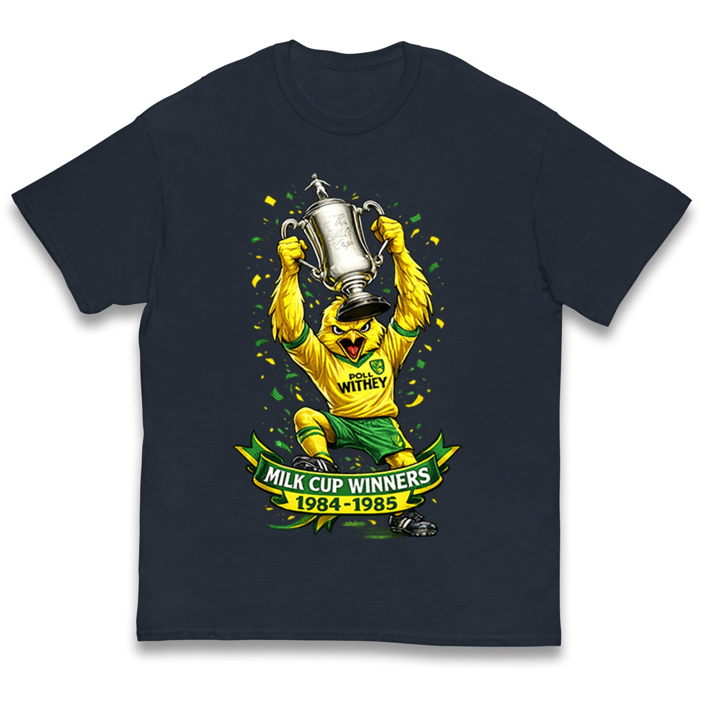 Norwich City Milk Cup Winners Kids T Shirt 