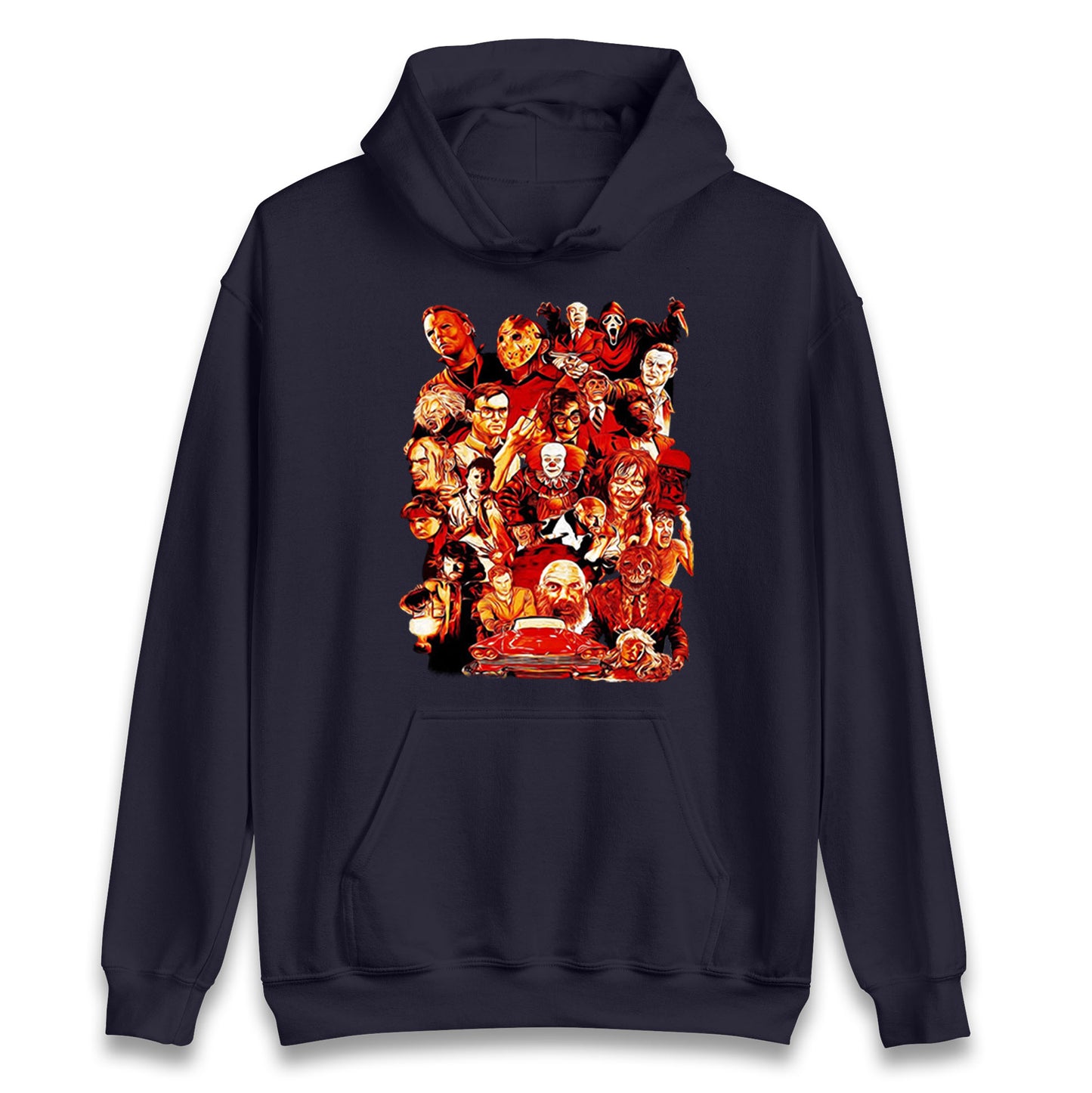 Horror Characters Halloween Unisex Hoodie