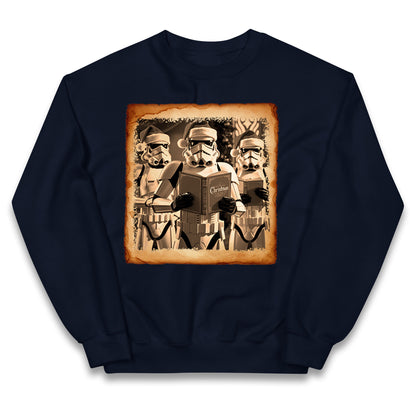Stormtrooper Christmas Kids Jumper