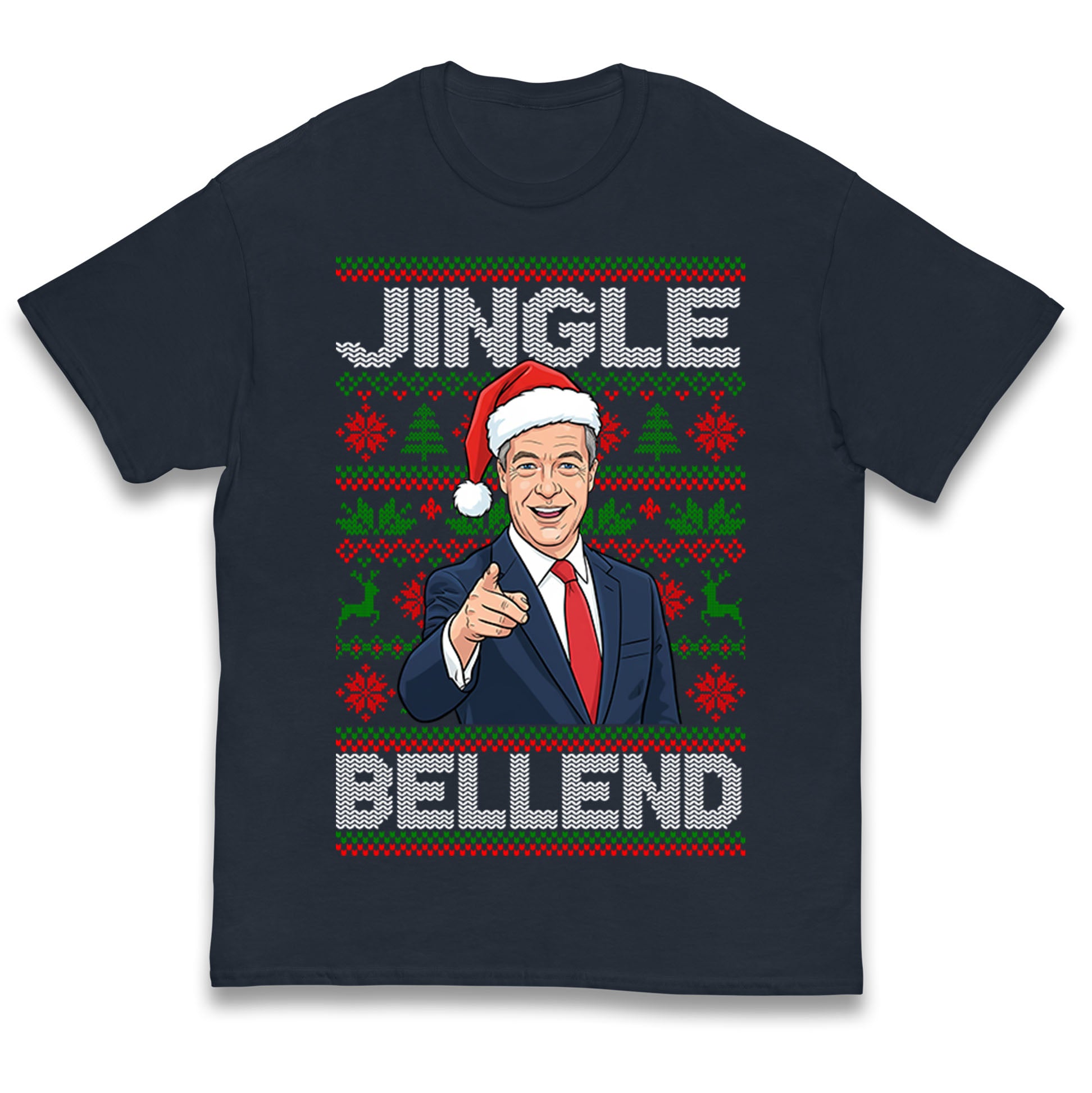 Nigel Farage Christmas Kids T Shirt