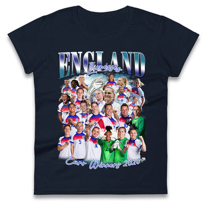 Englands Women Euro Winners 2025 Ladies Shirt