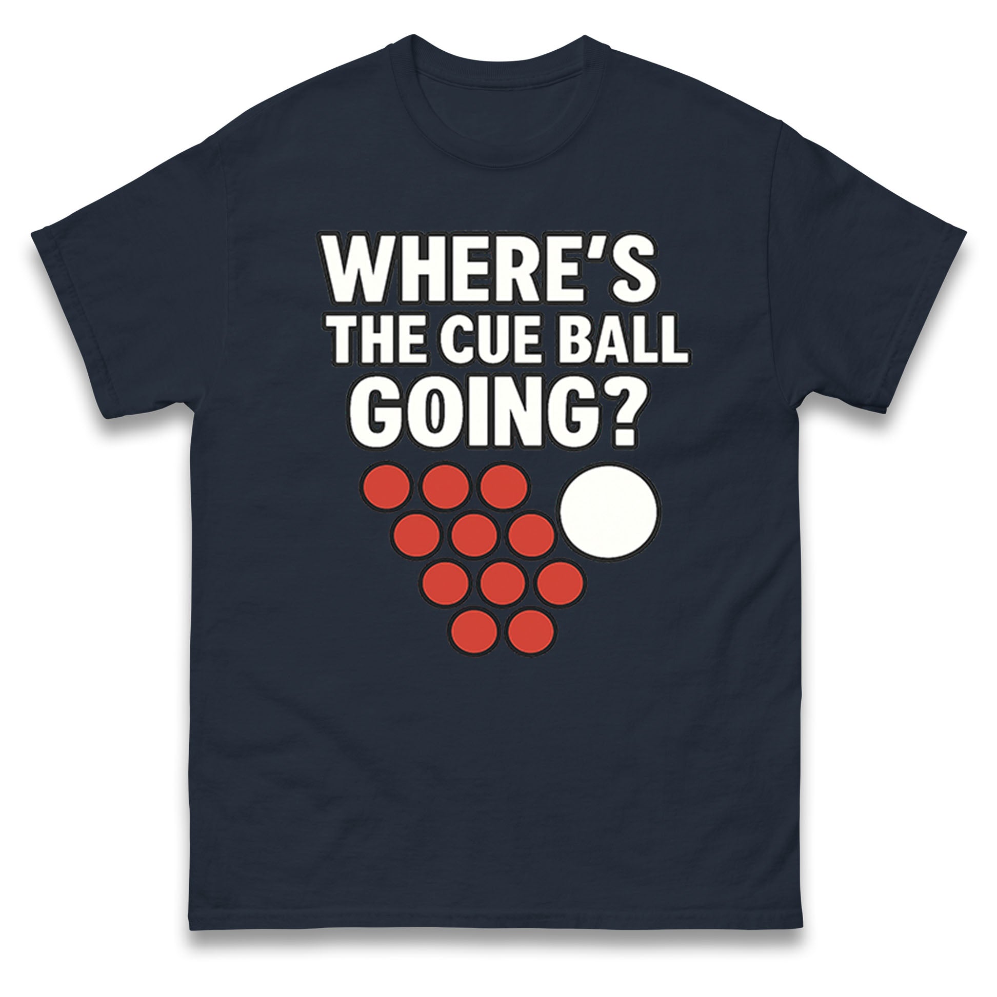 Where’s The Cue Ball Going T Shirt 