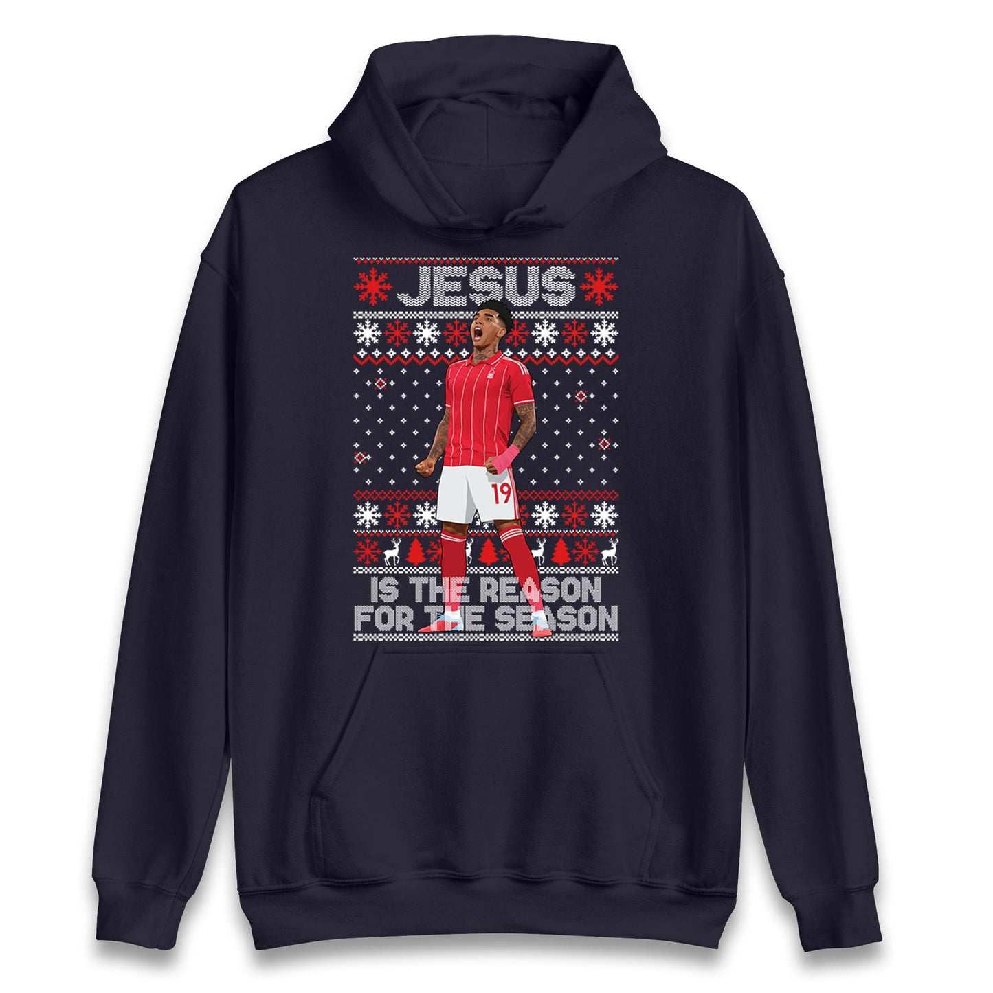 Nottm Forest FC Christmas Hoodie