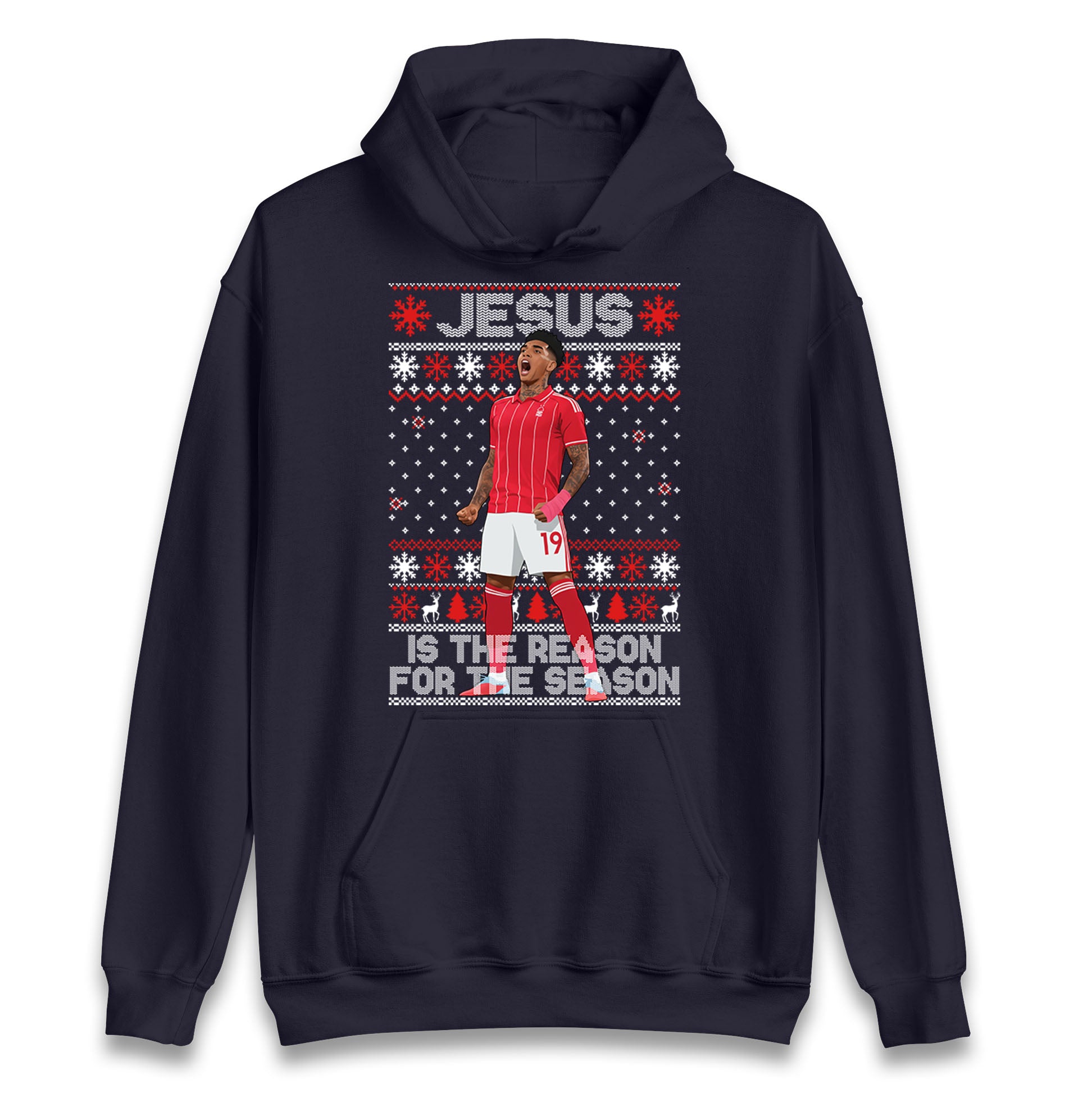 Nottm Forest FC Christmas Hoodie