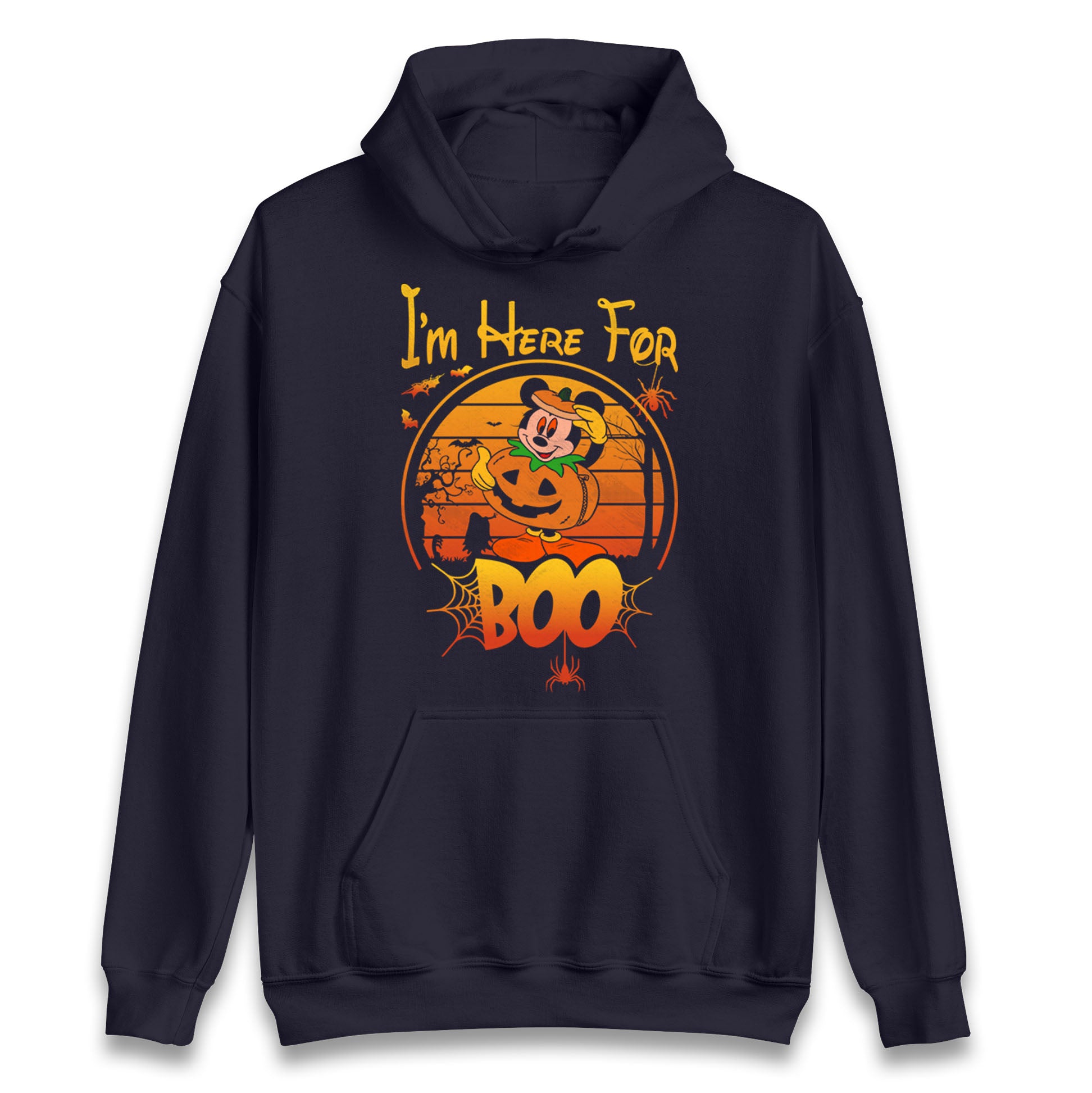 Mickey Mouse Im Here For Boo Halloween Hoodie
