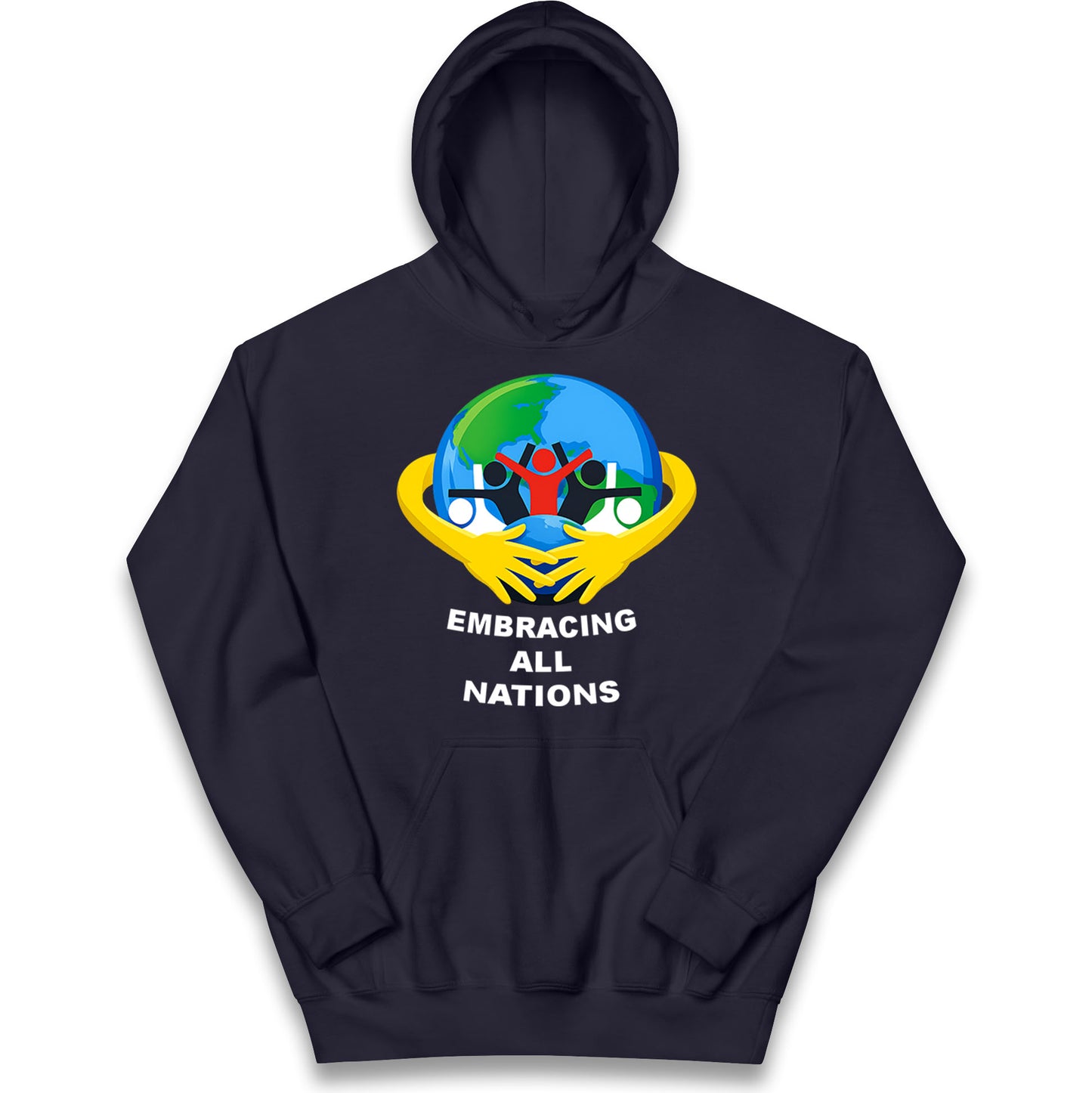 Embracing All Nations Kids Hoodie