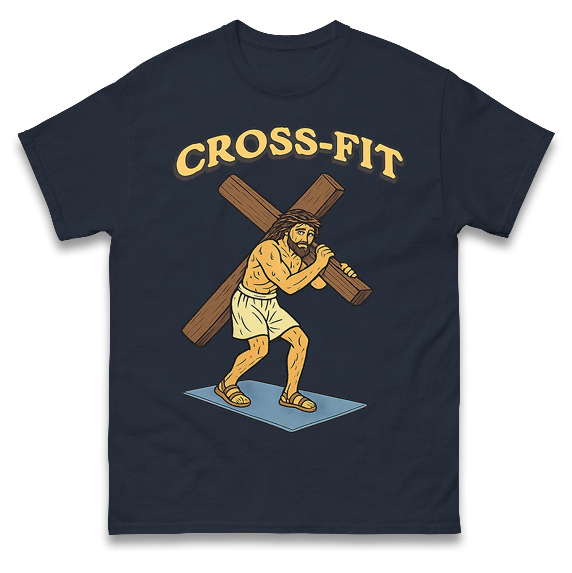 Jesus Cross Fit T Shirt