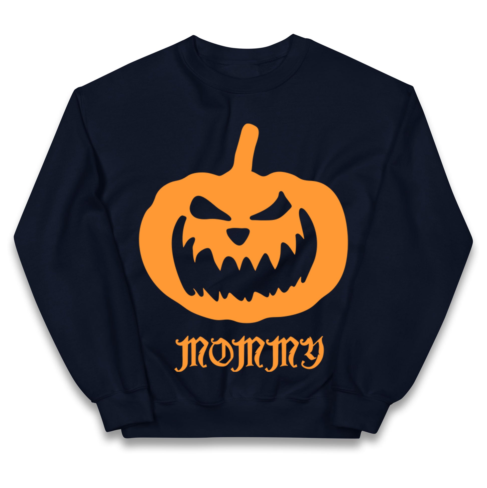 Scary Pumpkin Mommy Halloween Jumper
