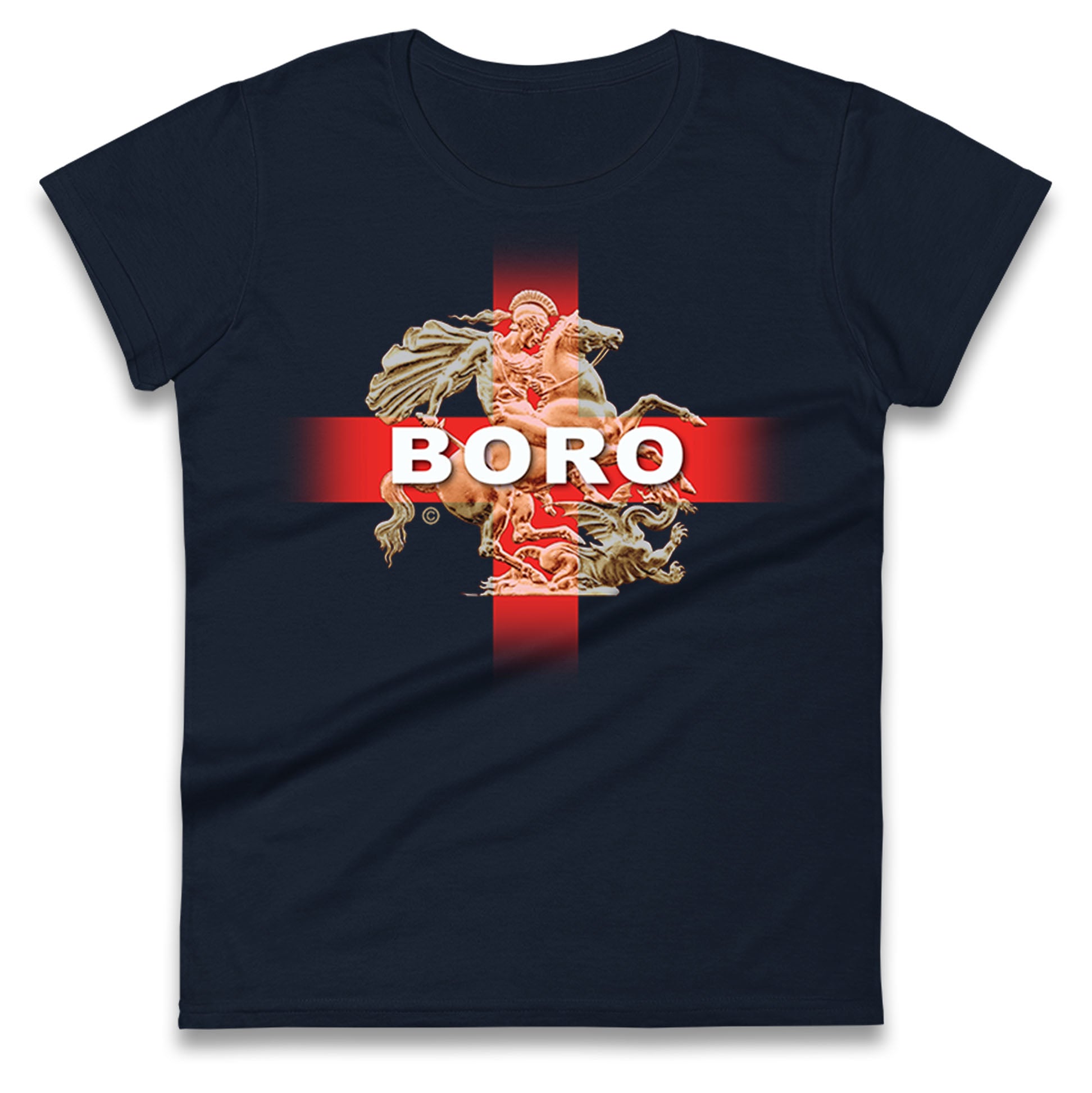 Middlesbrough England Football Ladies T Shirt