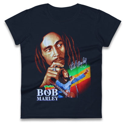 Bob Marley Iron Like A Lion Ladies T Shirt