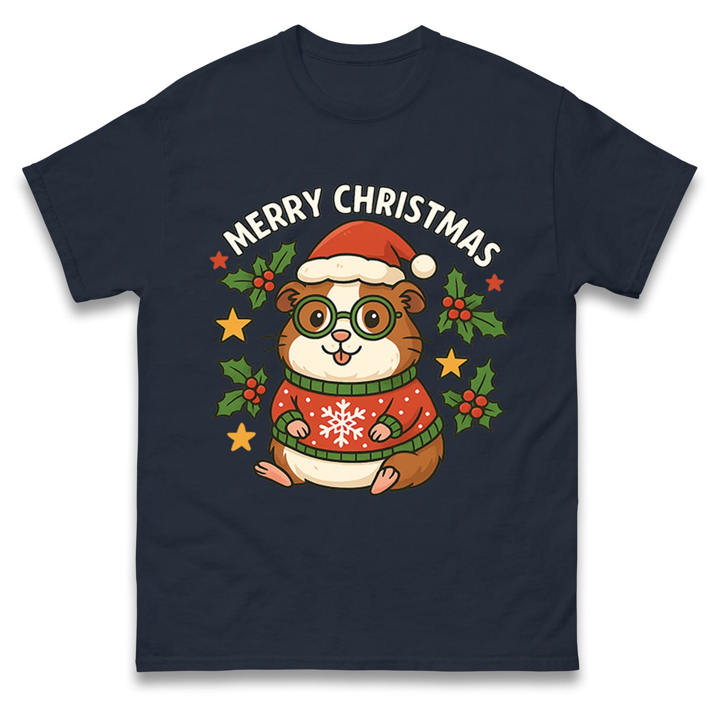 Guinea Pig Christmas T Shirt