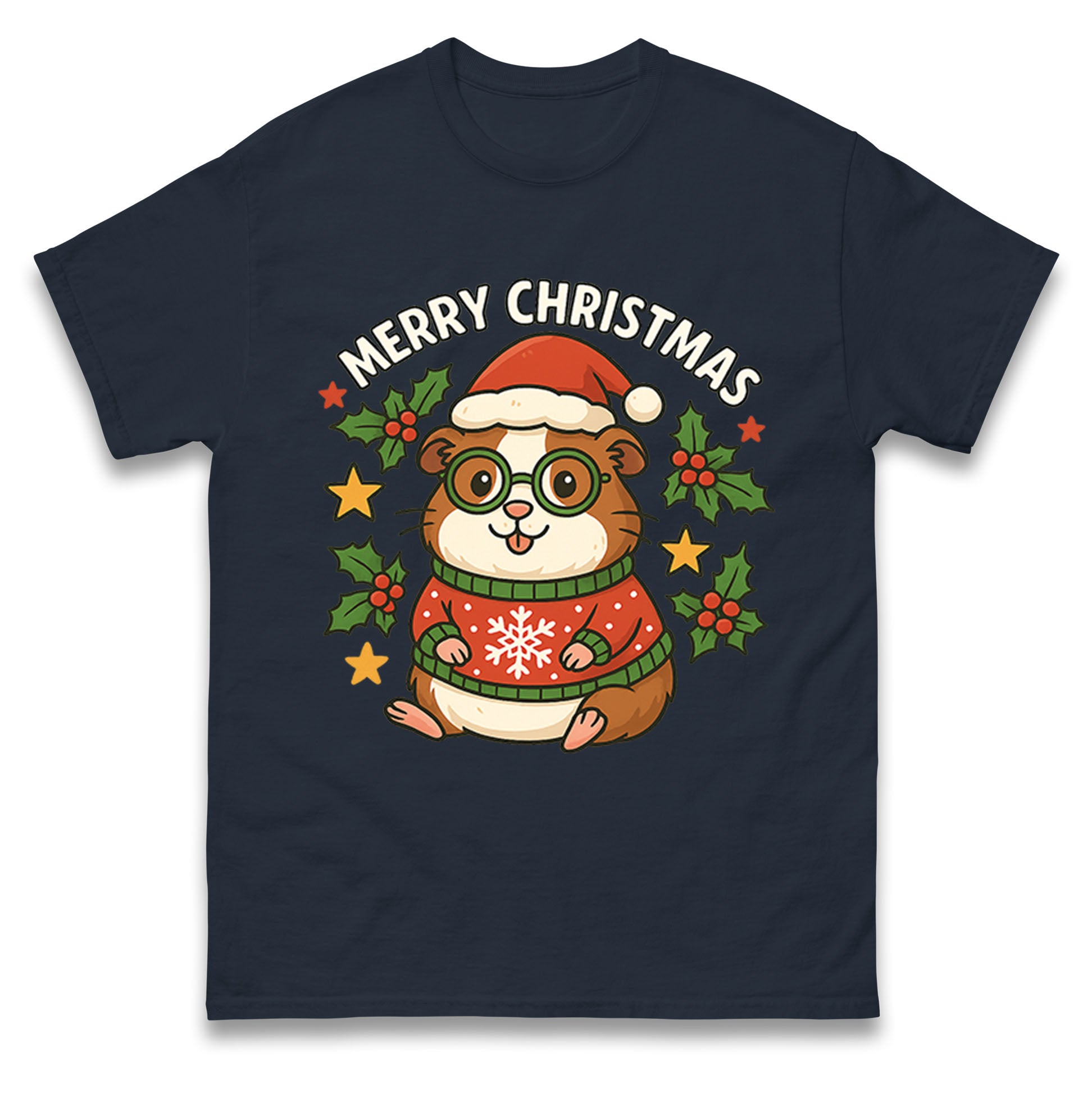 Guinea Pig Christmas T Shirt