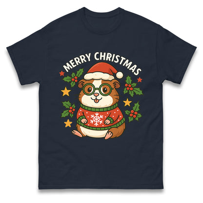Guinea Pig Christmas T Shirt