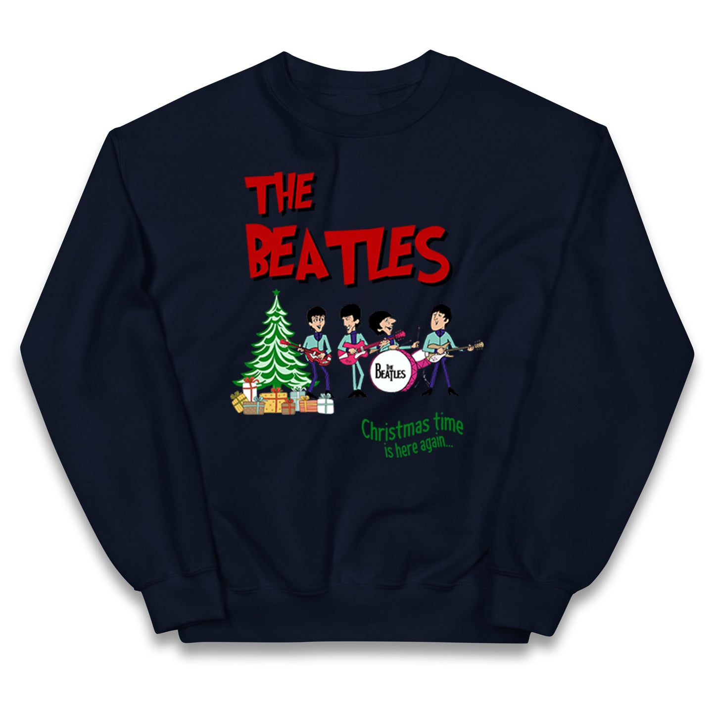 beatles christmas jumper