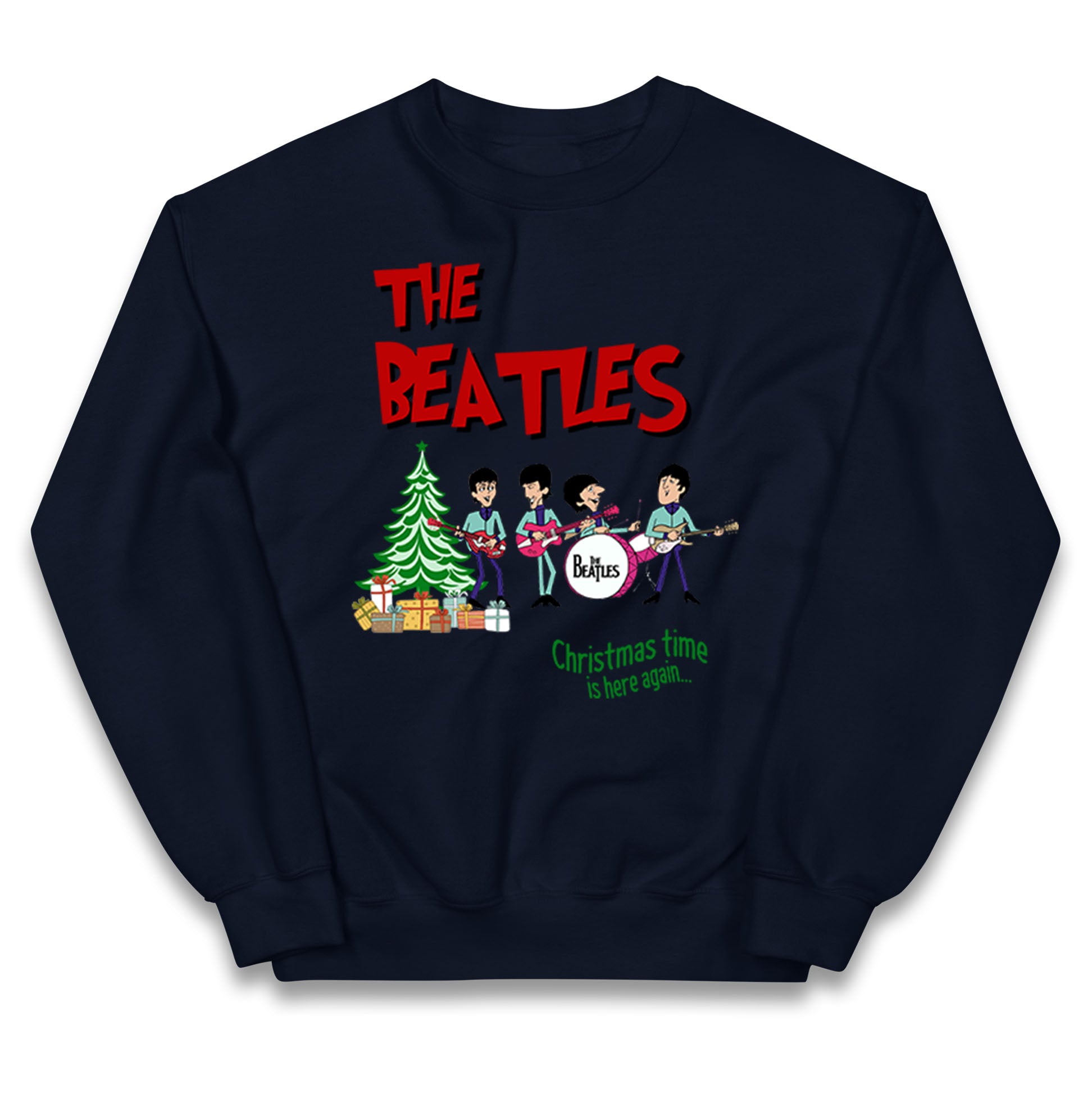 beatles christmas jumper
