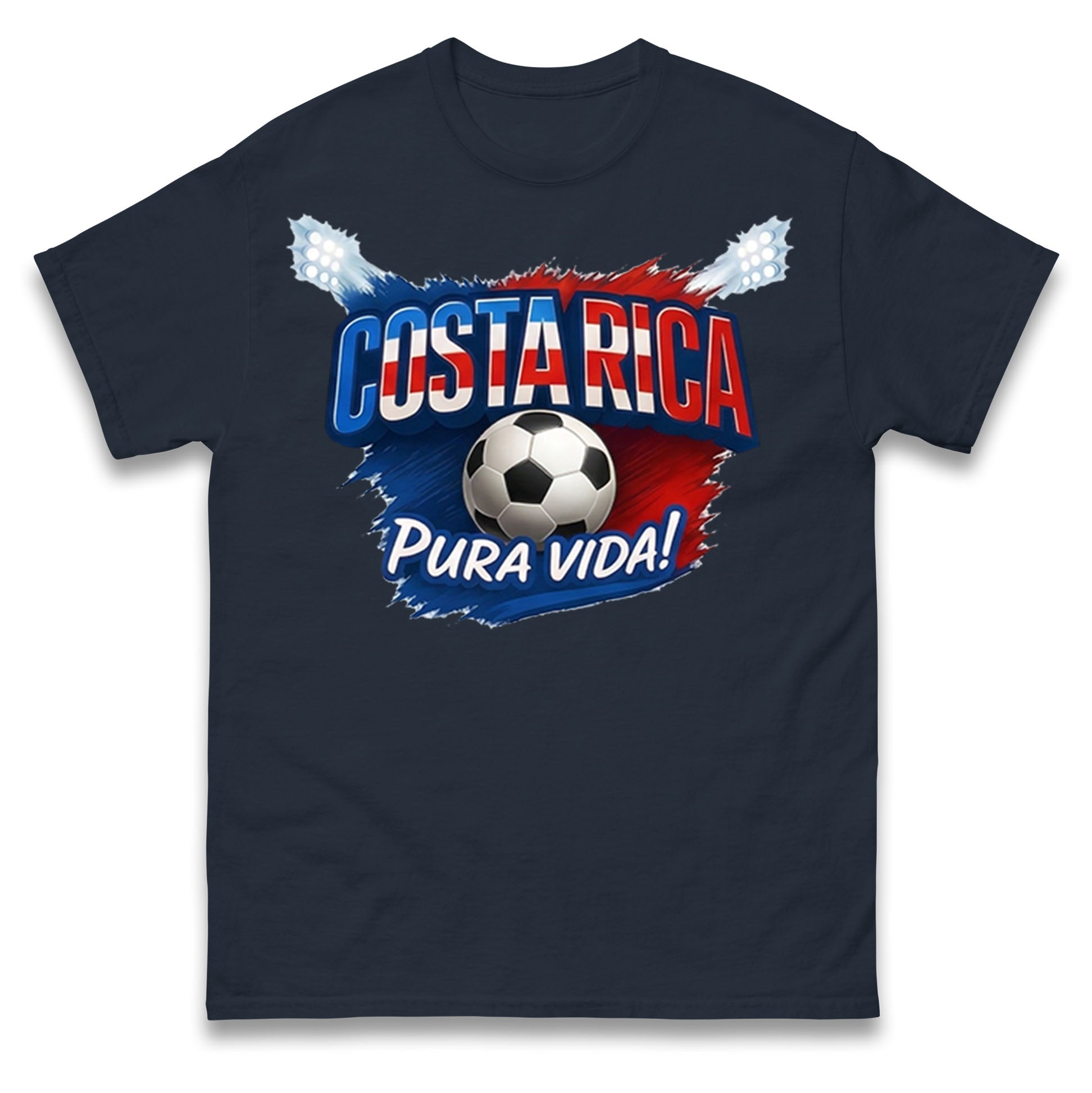 Costa Rica Retro World Cup T Shirt 