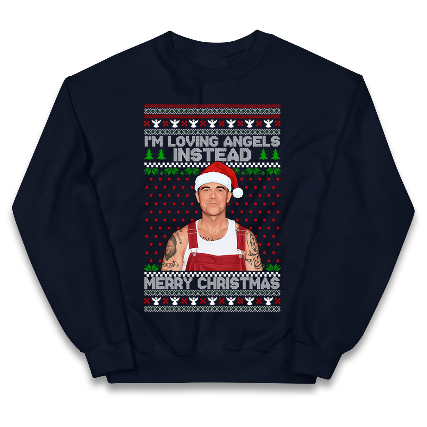 Robbie Williams Christmas Kids Jumper