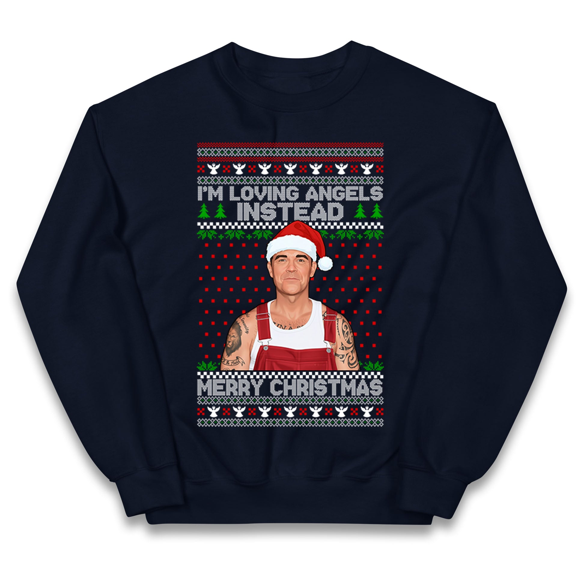 Robbie Williams Christmas Kids Jumper