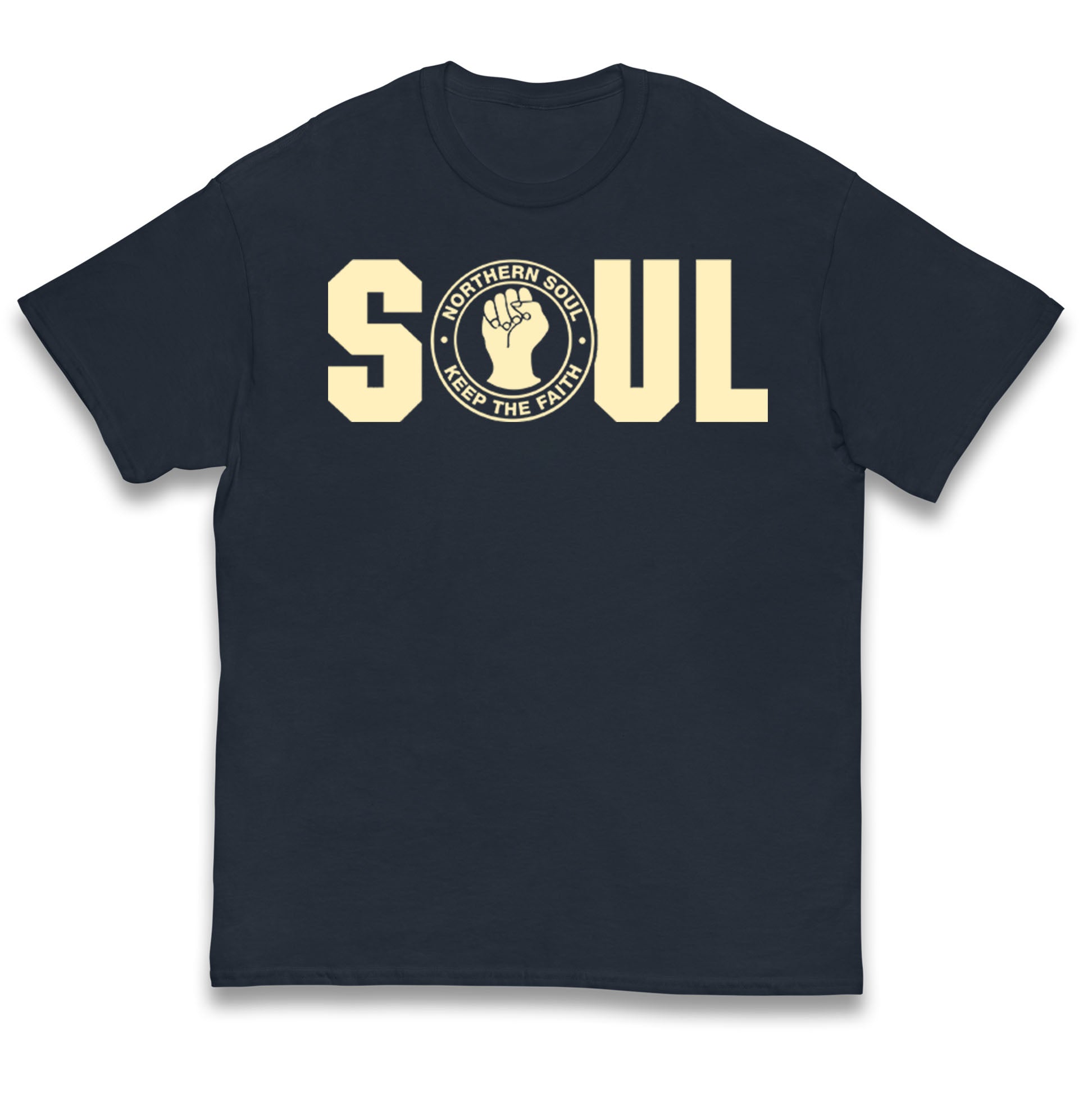 Northern Soul Keep The Faith Logo Kids T Shirt