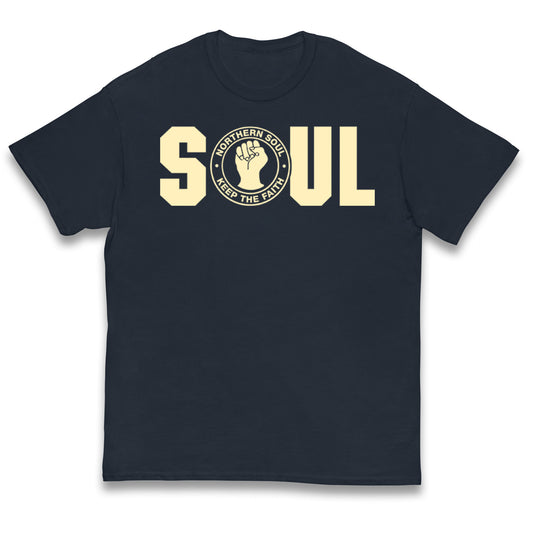 Northern Soul Keep The Faith Logo Kids T Shirt