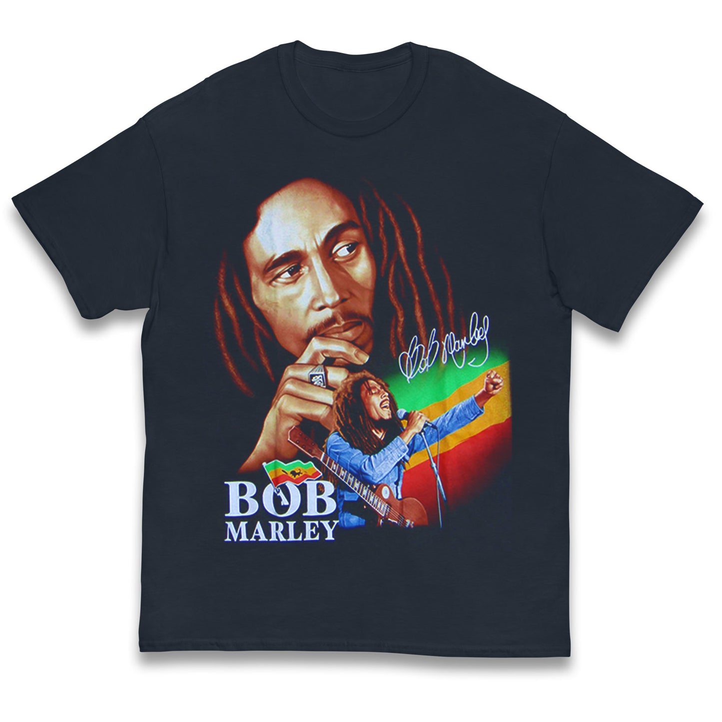 Bob Marley Iron Like A Lion Kids T Shirt