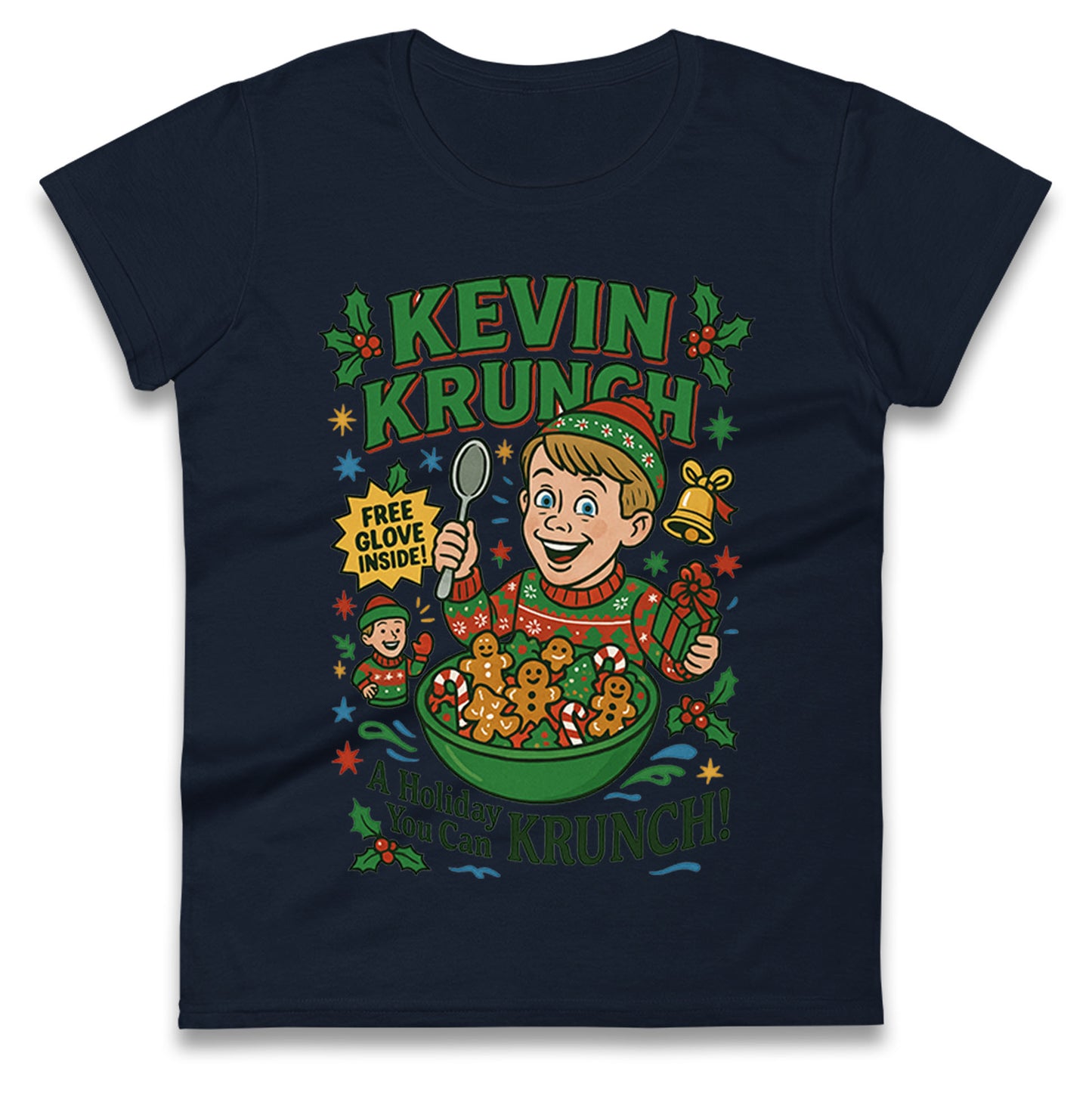 Kevin Home Alone Ladies T Shirt