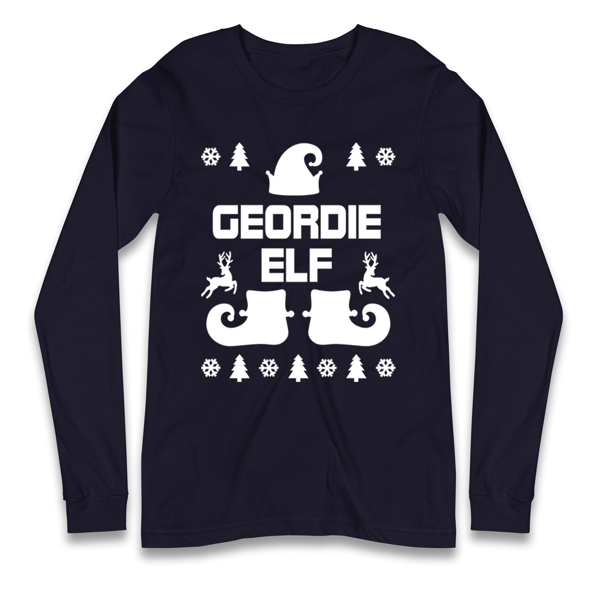 Geordie Christmas Longsleeve T Shirt